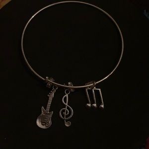 Handmade Music charm bangle
